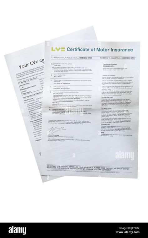 my lv insurance documents